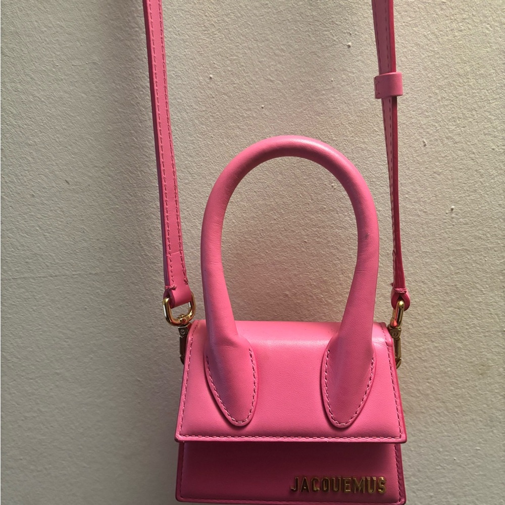 Jacquemus Vibrant Pink Mini Bag
